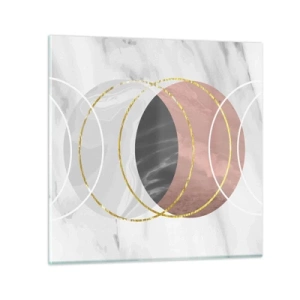 Glasbild - Bild auf glas - Musik der Sphären - 40x40 cm