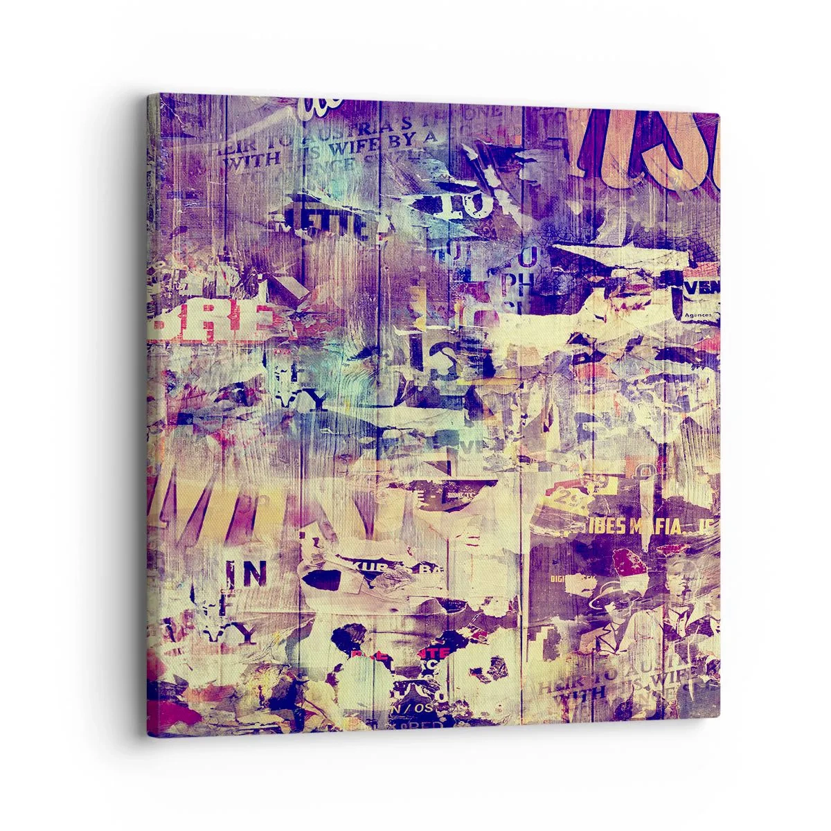 Bild auf Leinwand - Leinwandbild - Und das ist alles, was es geben wird - 30x30 cm
