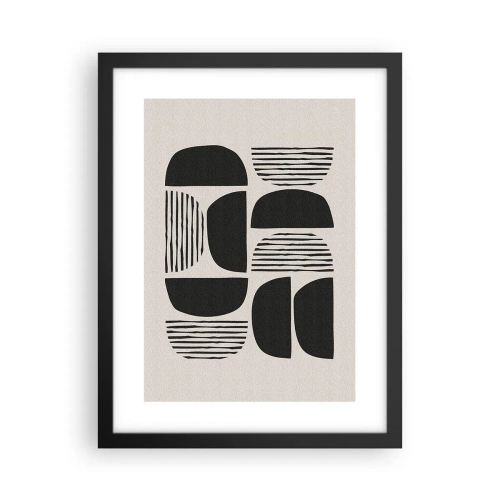 Poster in einem schwarzem Rahmen - Halbherzige Deals - 30x40 cm