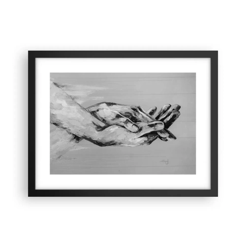 Poster in einem schwarzem Rahmen - Anfang… - 40x30 cm