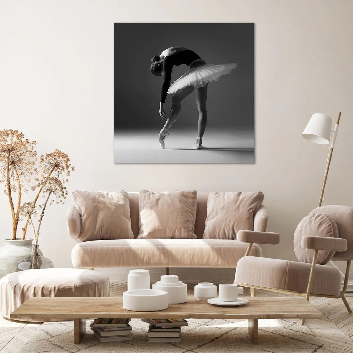 Bild auf Leinwand - Leinwandbild - Bella Ballerina - 40x40 cm