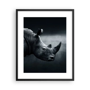 Poster in einem schwarzem Rahmen - Richtiges Profil - 40x50 cm