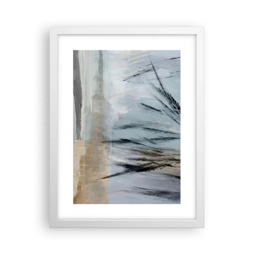 Poster in einem weißen Rahmen - Winterfelder - 30x40 cm