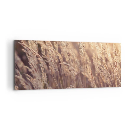 Bild auf Leinwand - Leinwandbild - Bereit, den Herbst willkommen zu heißen - 100x40 cm