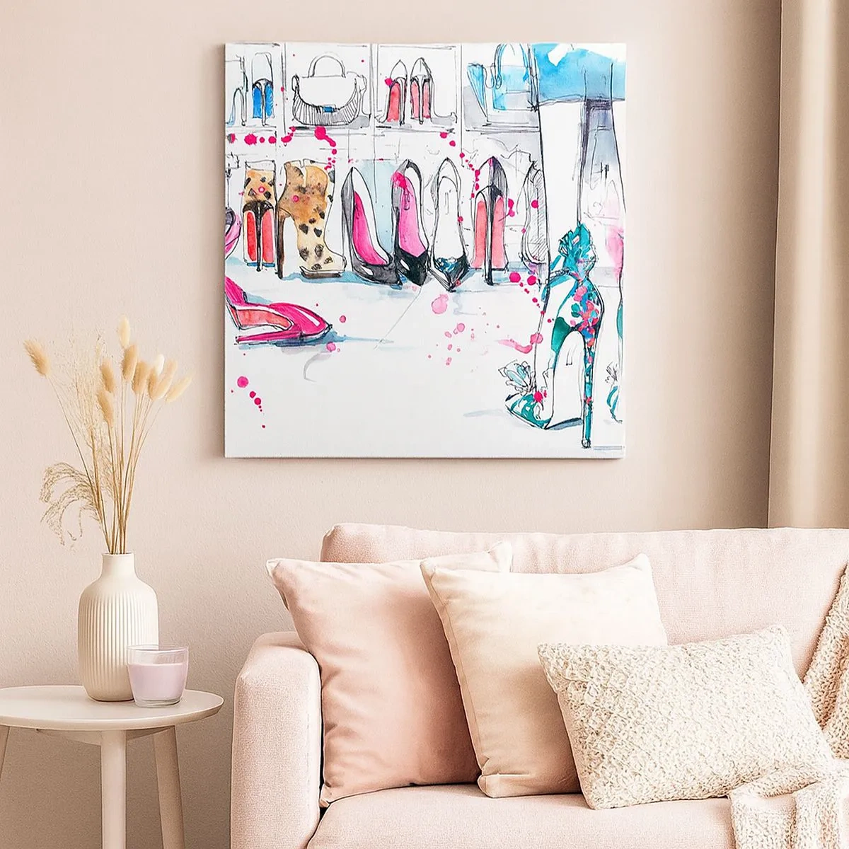 Bild auf Leinwand - Leinwandbild - Sesam, mach auf - 30x30 cm