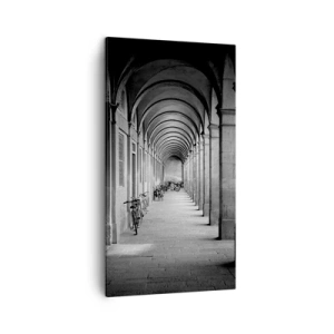Bild auf Leinwand - Leinwandbild - Unter den Arkaden - 45x80 cm