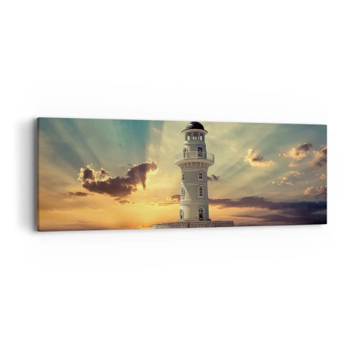 Bild auf Leinwand - Leinwandbild - Licht - Gut - Schönheit - 90x30 cm