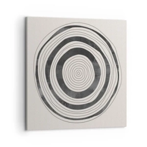 Bild auf Leinwand - Leinwandbild - Wichtig ist, was dazwischen liegt - 60x60 cm