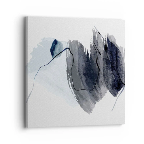 Bild auf Leinwand - Leinwandbild - Intensität und Bewegung - 30x30 cm