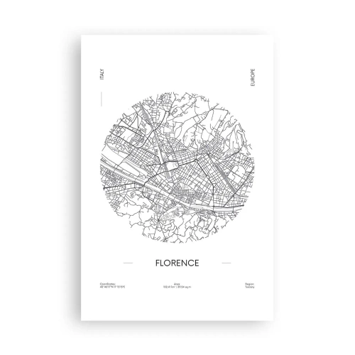 Poster - Anatomie von Florenz - 61x91 cm
