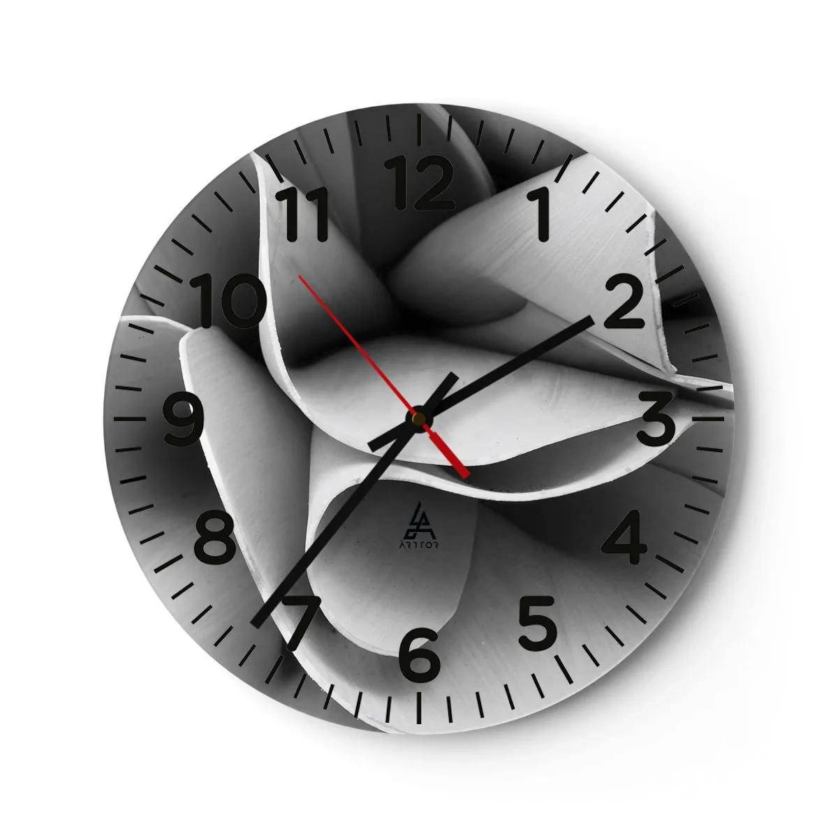 Wanduhr - Glasuhr - Es passiert im Weltraum - 30x30 cm