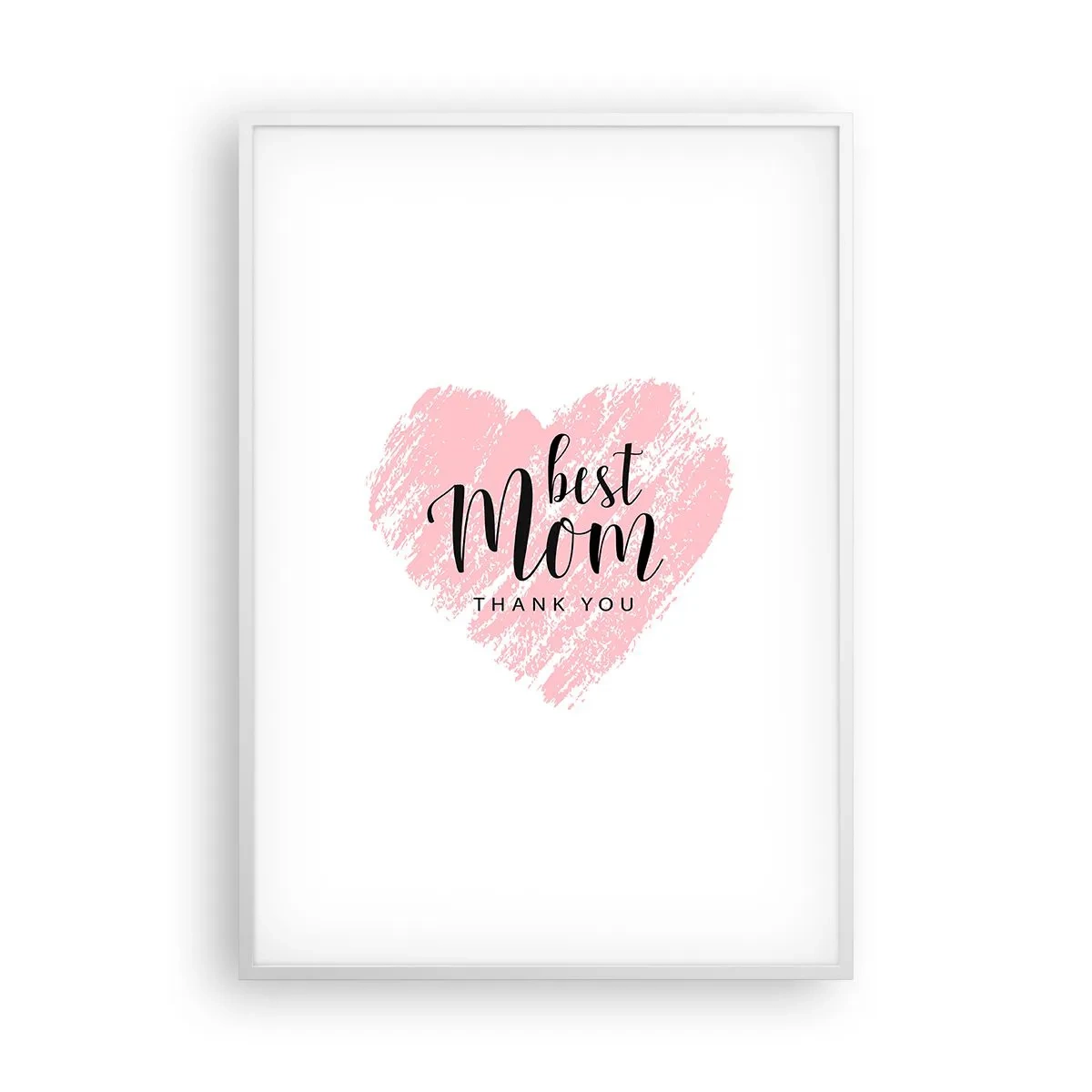 Poster in einem weißen Rahmen - Immer der richtige Moment - 70x100 cm