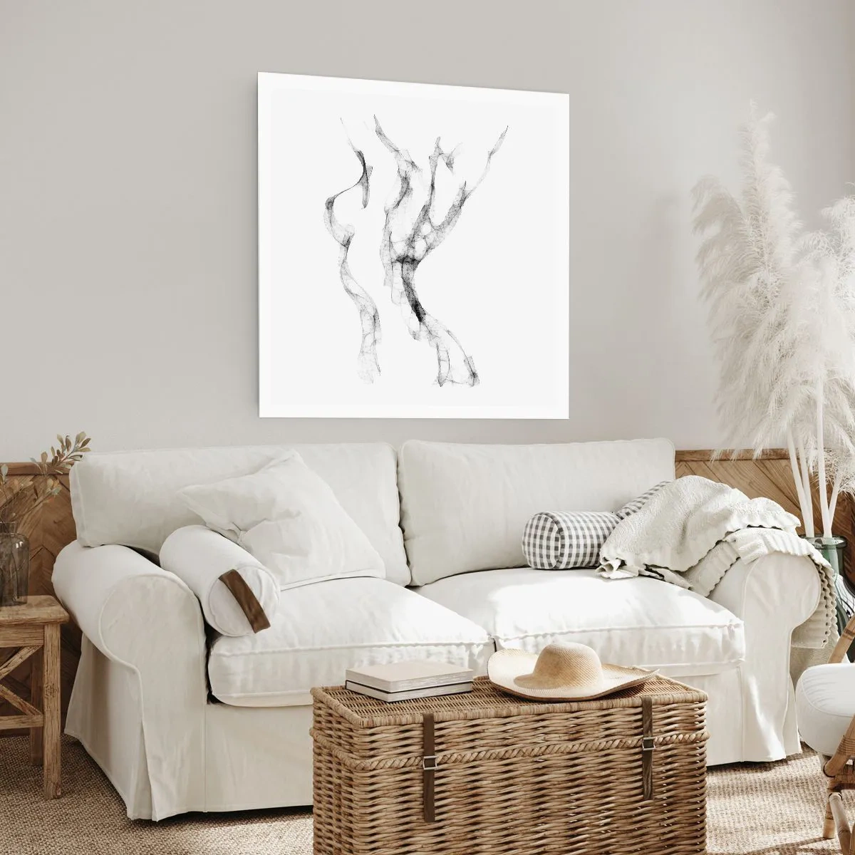 Poster - Schön und stark - 60x60 cm