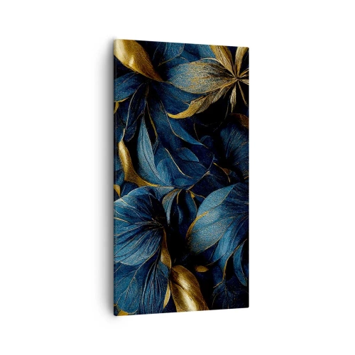 Bild auf Leinwand - Leinwandbild - Mit Gold gefüttert - 55x100 cm