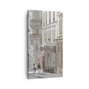 Bild auf Leinwand - Leinwandbild - Stadtfreuden - 45x80 cm