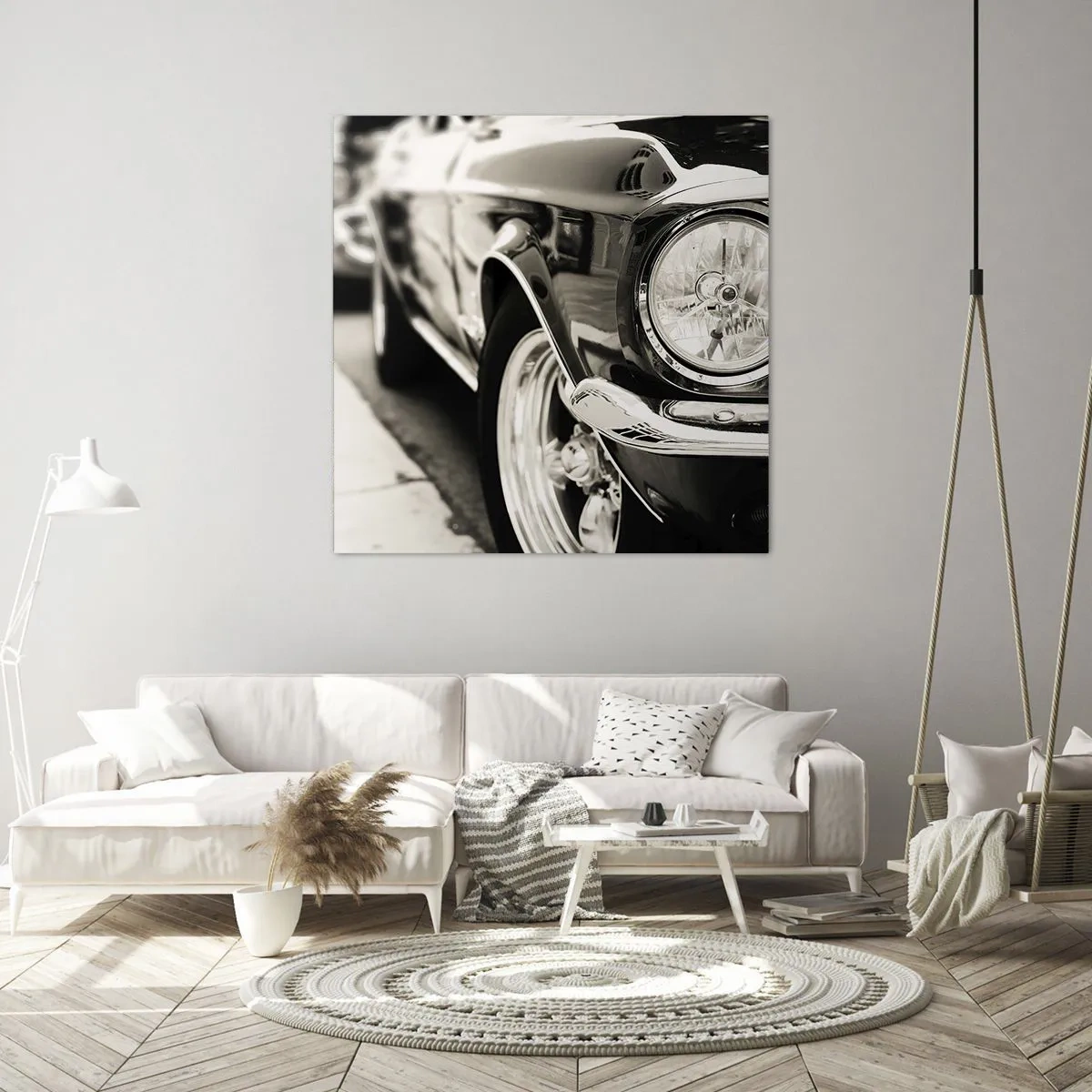 Bild auf Leinwand - Leinwandbild - Dauerhafter Glanz - 60x60 cm