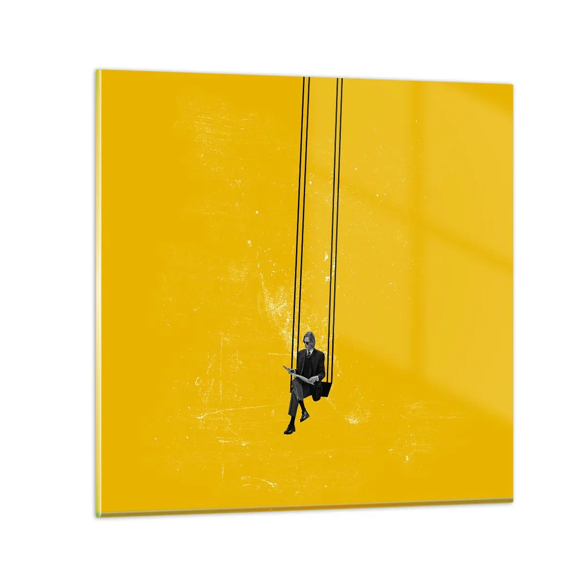 Glasbild - Bild auf glas - Tag wie jeder andere - 50x50 cm