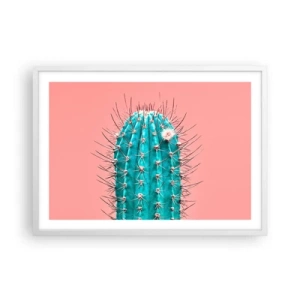 Poster in einem weißen Rahmen - Schau einfach hin - 70x50 cm