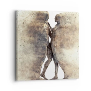 Bild auf Leinwand - Leinwandbild - Sie erhoben sich aus dem Staub, um zu lieben - 30x30 cm