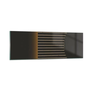 Glasbild - Bild auf glas - Die Dunkelheit erkunden - 90x30 cm