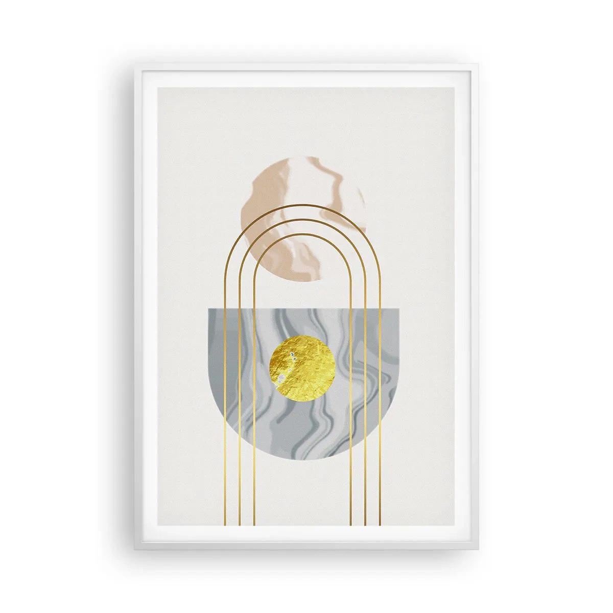 Poster in einem weißen Rahmen - Helligkeit und Brillanz - 70x100 cm