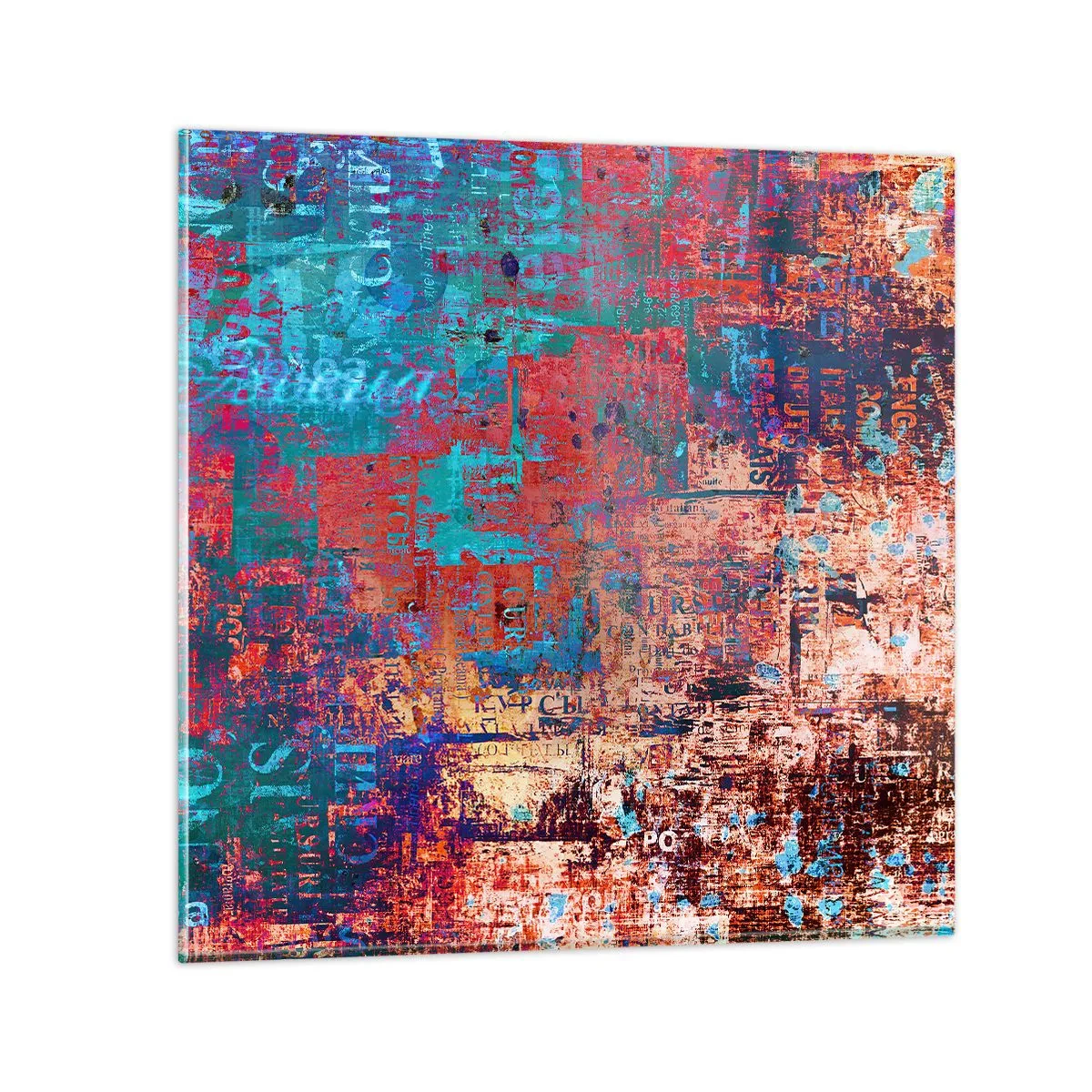 Glasbild - Bild auf glas - Erinnerung und Vergessen - 50x50 cm