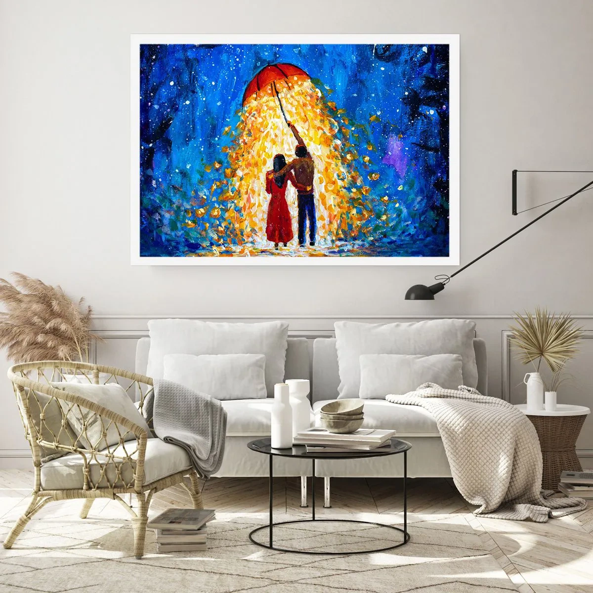 Poster - Zauber eines Regenabends? - 91x61 cm