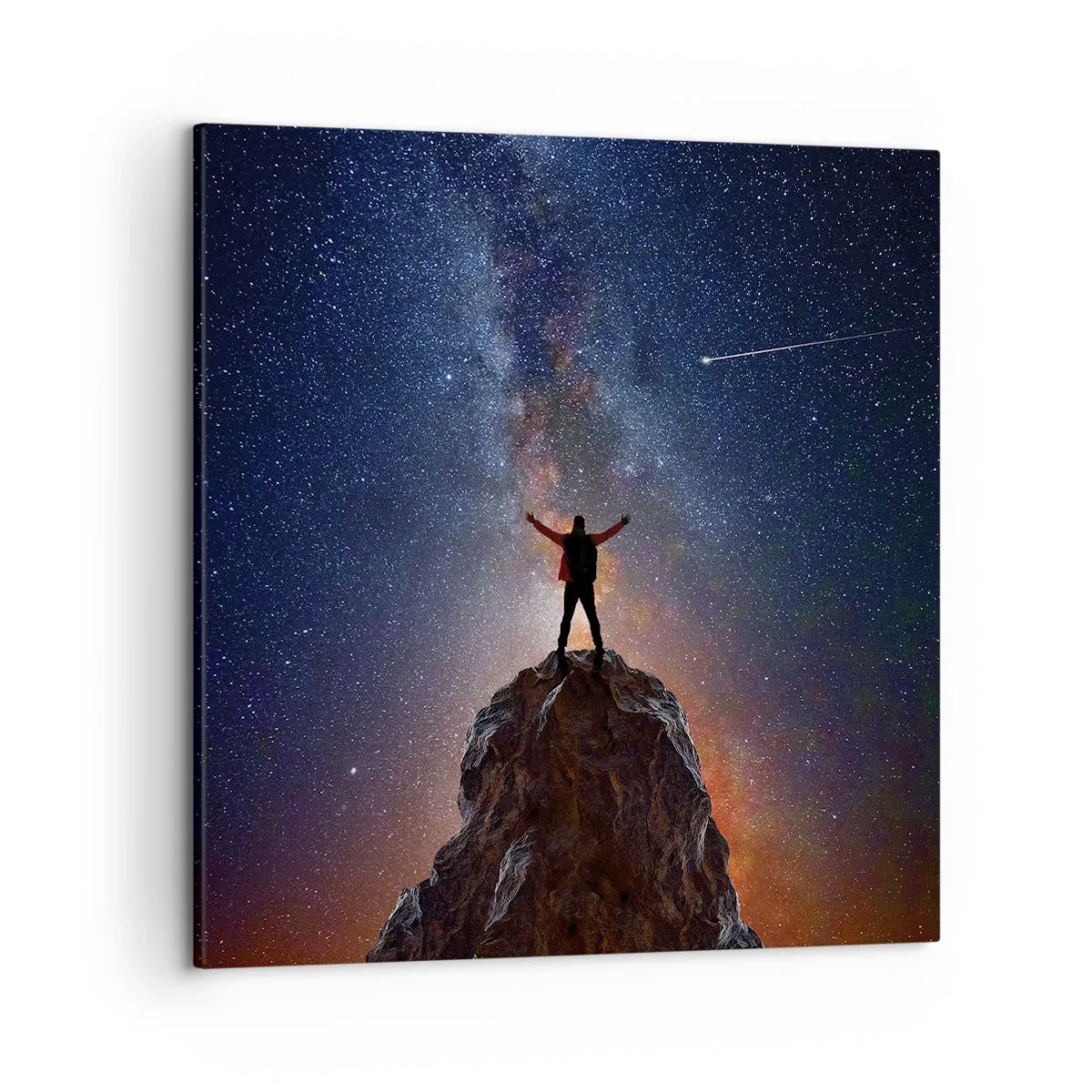 Bild auf Leinwand - Leinwandbild - Die Macht ist mit mir! - 50x50 cm