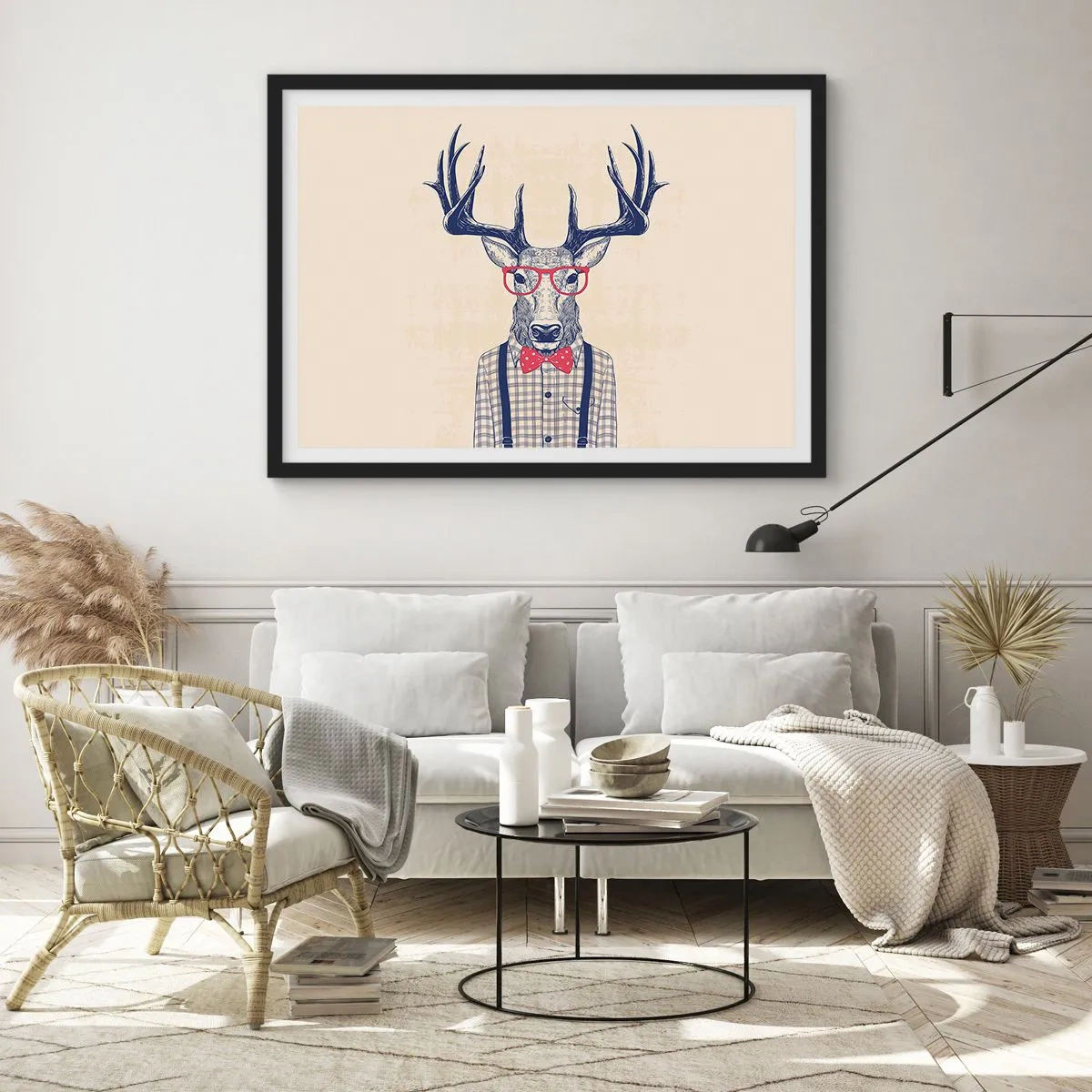 Poster in einem schwarzem Rahmen - Eine lustige Extravaganz - 40x30 cm