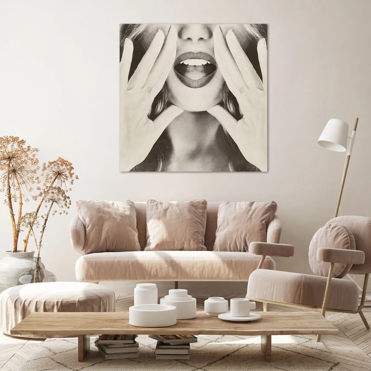 Bild auf Leinwand - Leinwandbild - Ich komme schon! - 50x50 cm