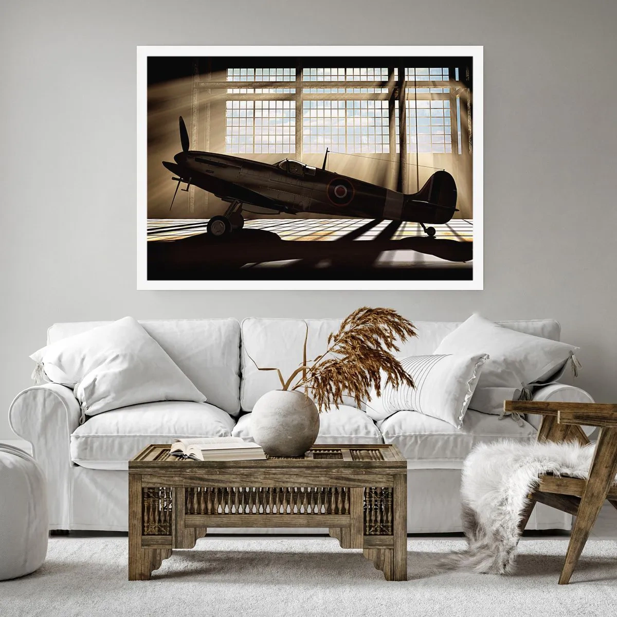 Poster - Die Ruhe eines Kriegers - 40x30 cm