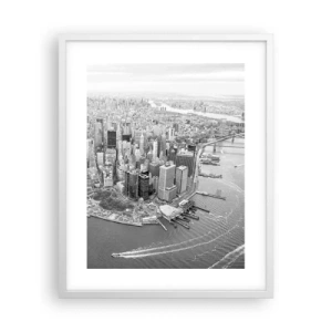 Poster in einem weißen Rahmen - Und wie kann es man nicht lieben? - 40x50 cm