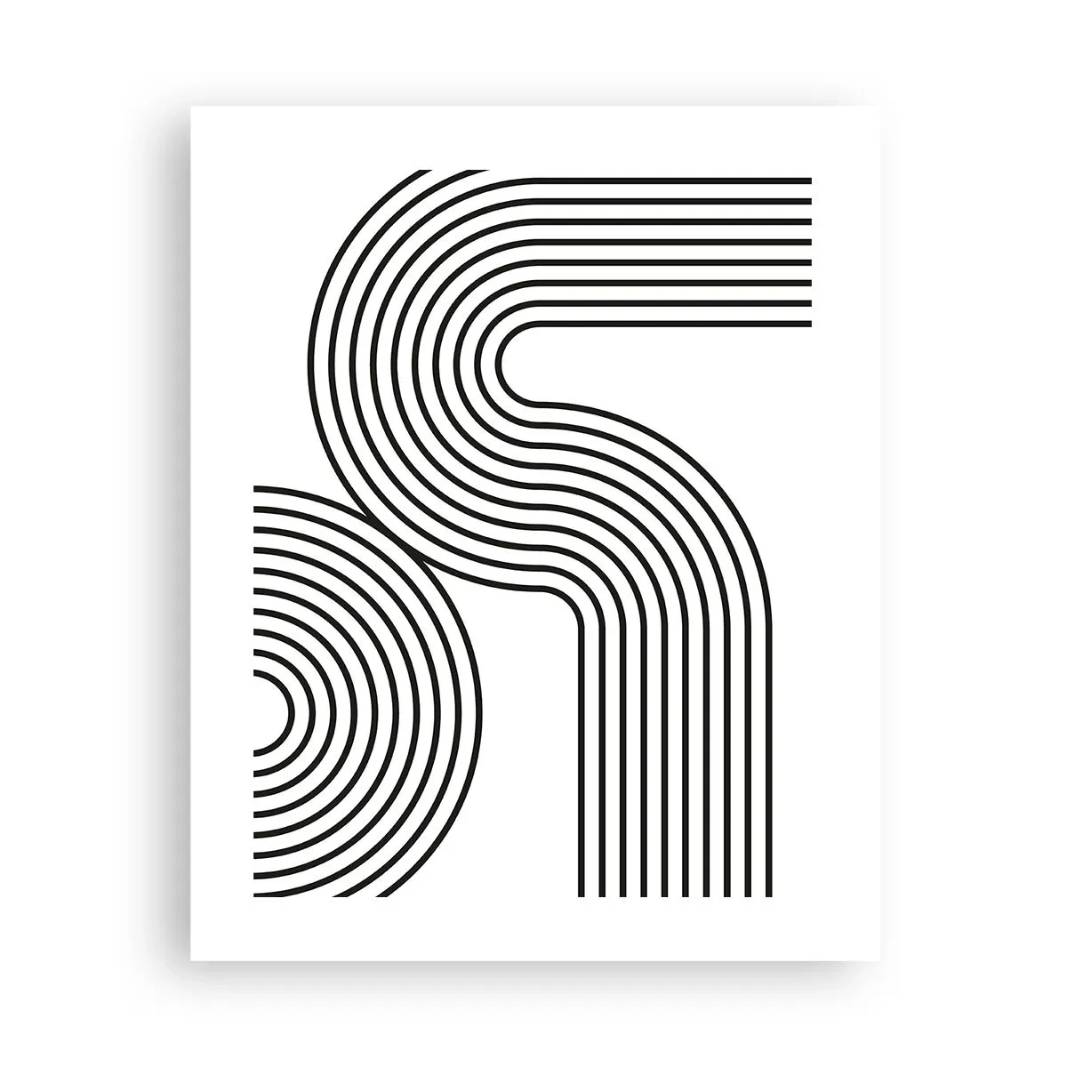 Poster - An der Kurve - 40x50 cm