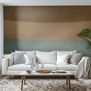 Fototapete Premium Sand - Horizontale Komposition - Abstraktion, Stück, Moderne Kunst - 350x256 cm