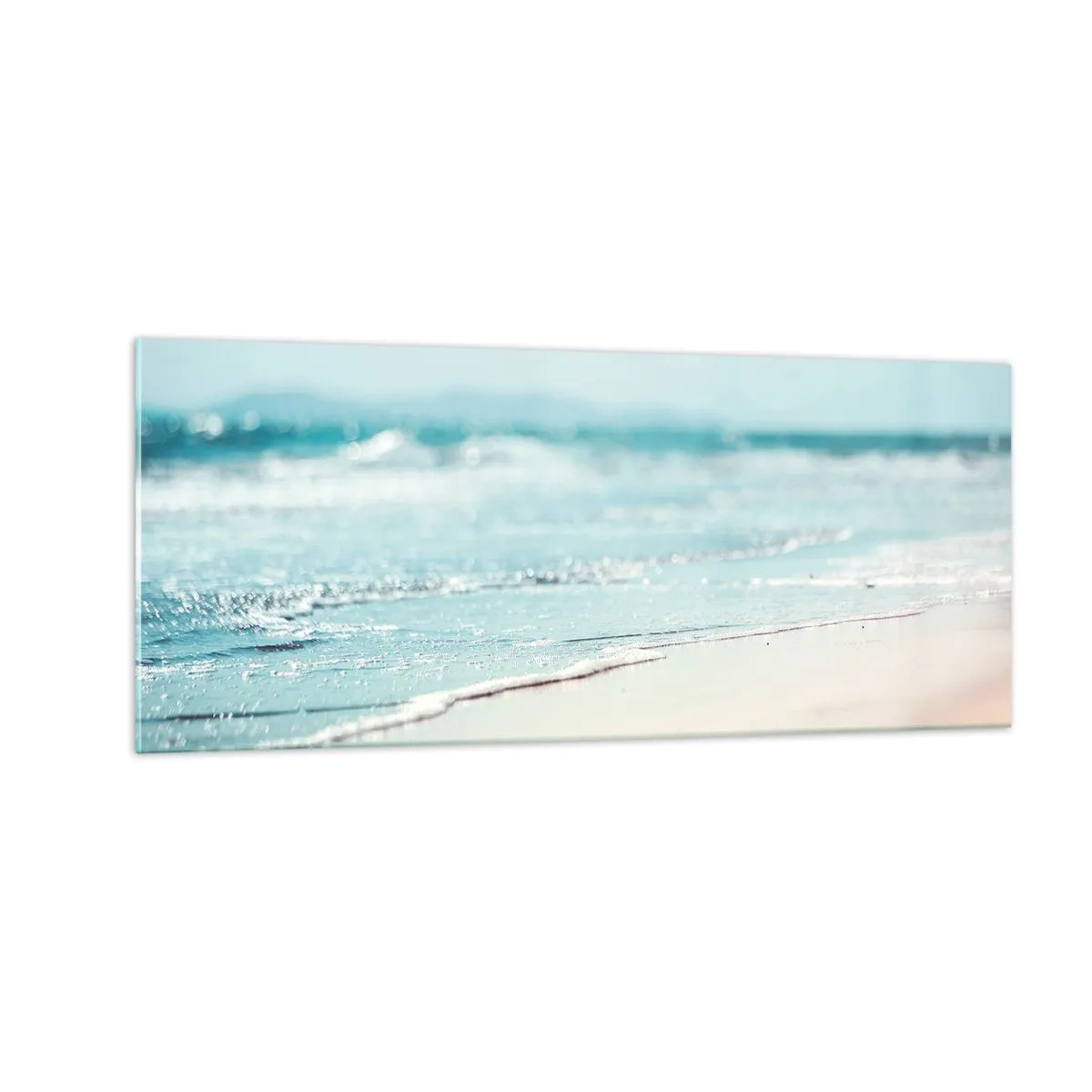 Glasbild - Bild auf glas - Hitze und Lärm - 100x40 cm