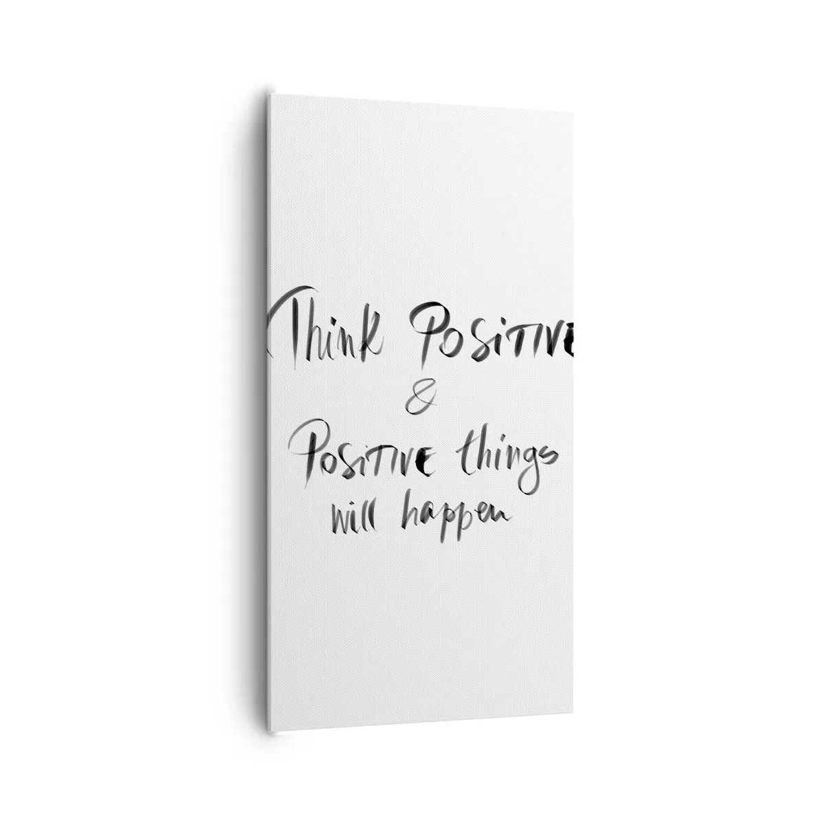 Bild auf Leinwand - Leinwandbild - Wie soll man leben? - 65x120 cm