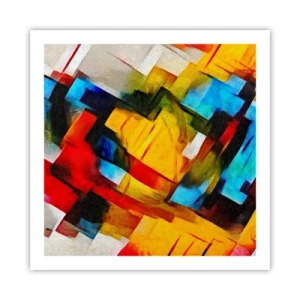 Poster - Ein bunter Interleaver - 60x60 cm