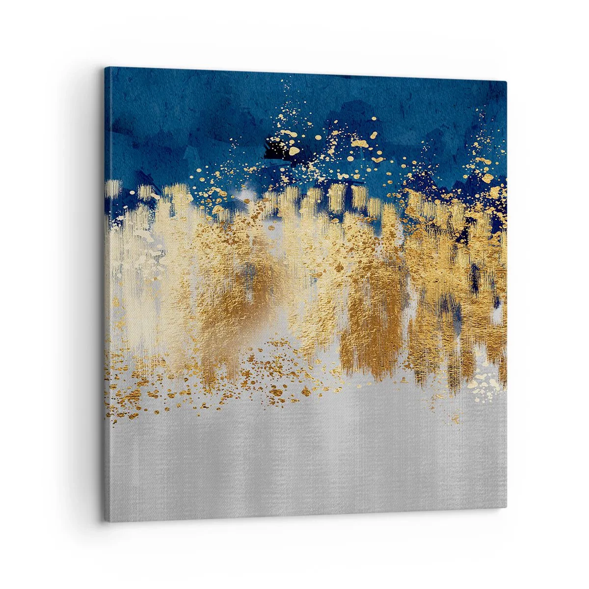 Bild auf Leinwand - Leinwandbild - Moderne Komposition mit Glanz - 60x60 cm