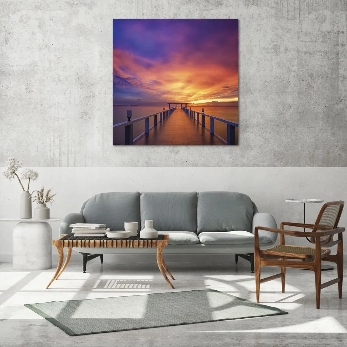 Glasbild - Bild auf glas - Ohne Ende - 60x60 cm