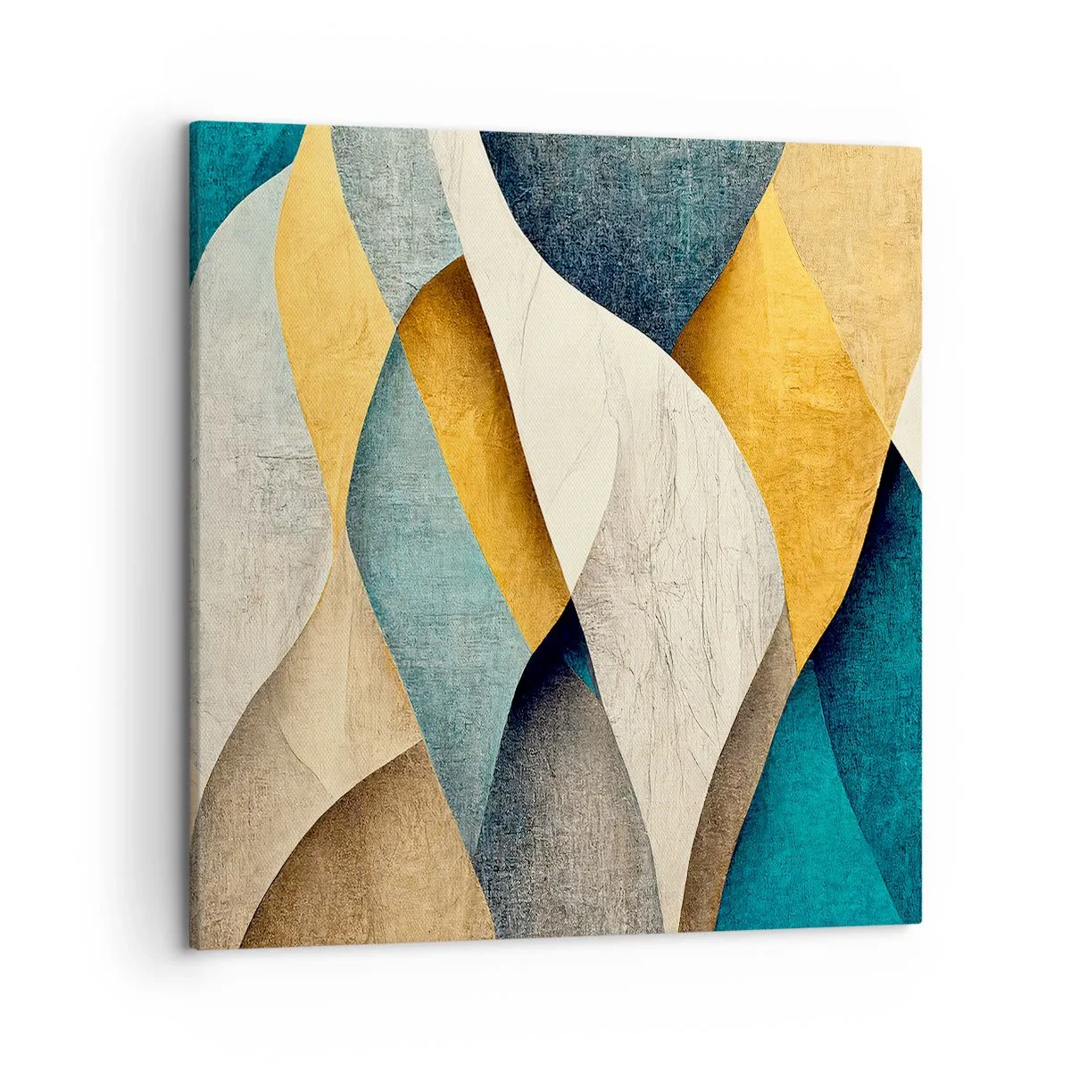 Bild auf Leinwand - Leinwandbild - Rhythmus und Welle - 50x50 cm