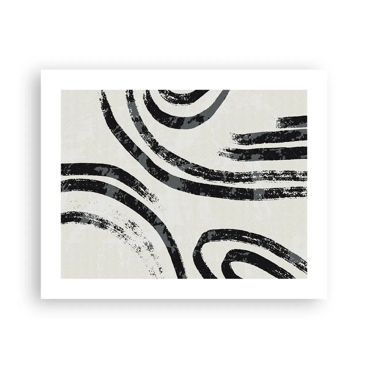 Poster - Bei Hälfte angehalten - 50x40 cm