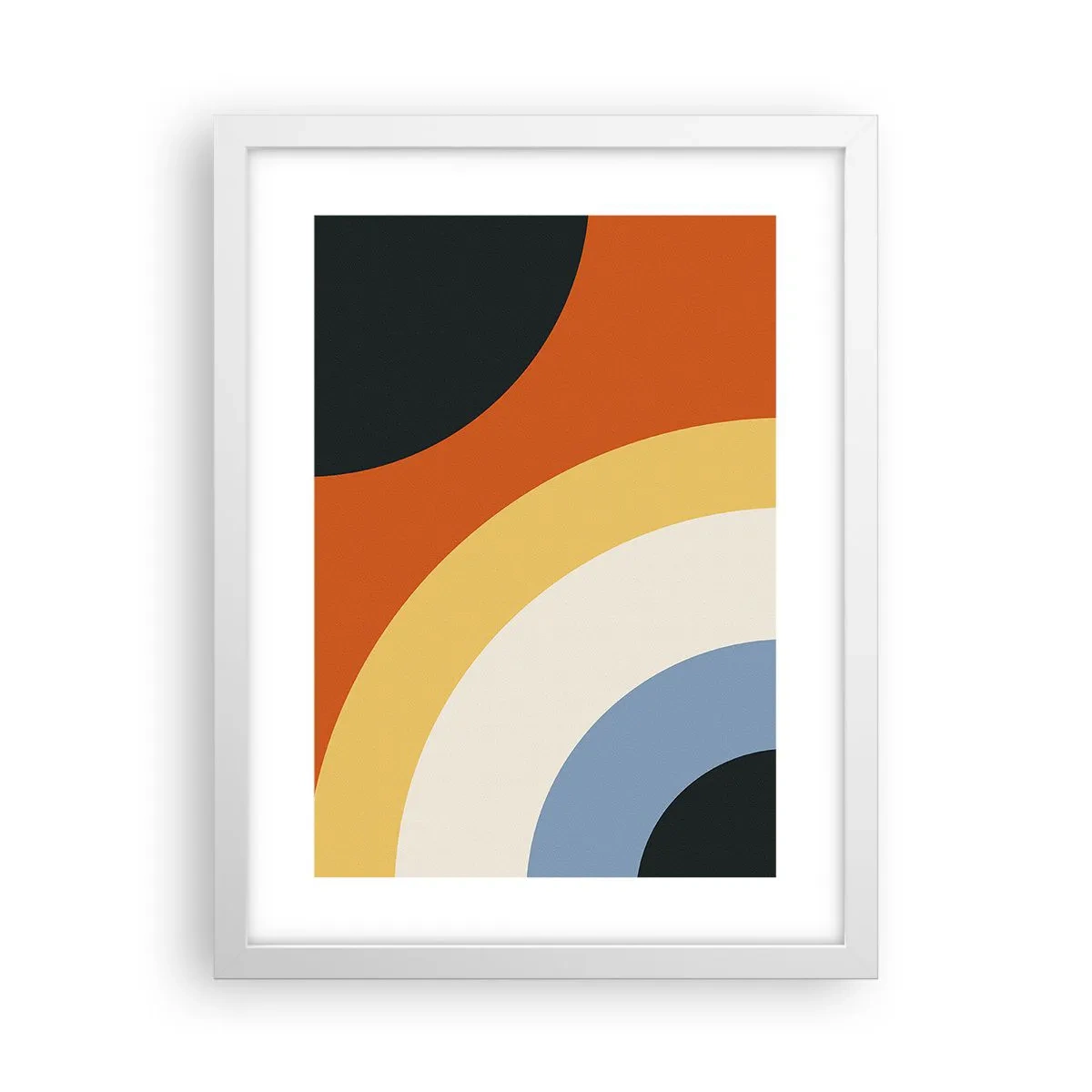 Poster in einem weißen Rahmen - Zu mir selbst - 30x40 cm