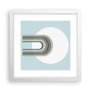 Poster in einem weißen Rahmen - Unwiderstehliche Anziehungskraft - 30x30 cm