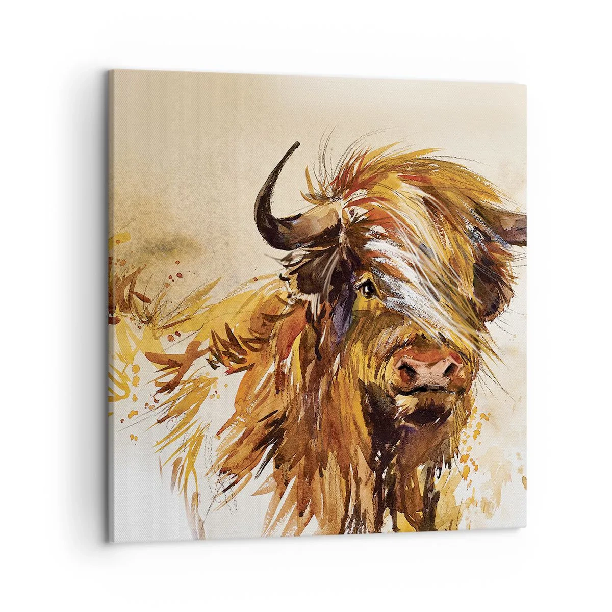 Bild auf Leinwand - Leinwandbild - Stolz des Jägers - 50x50 cm