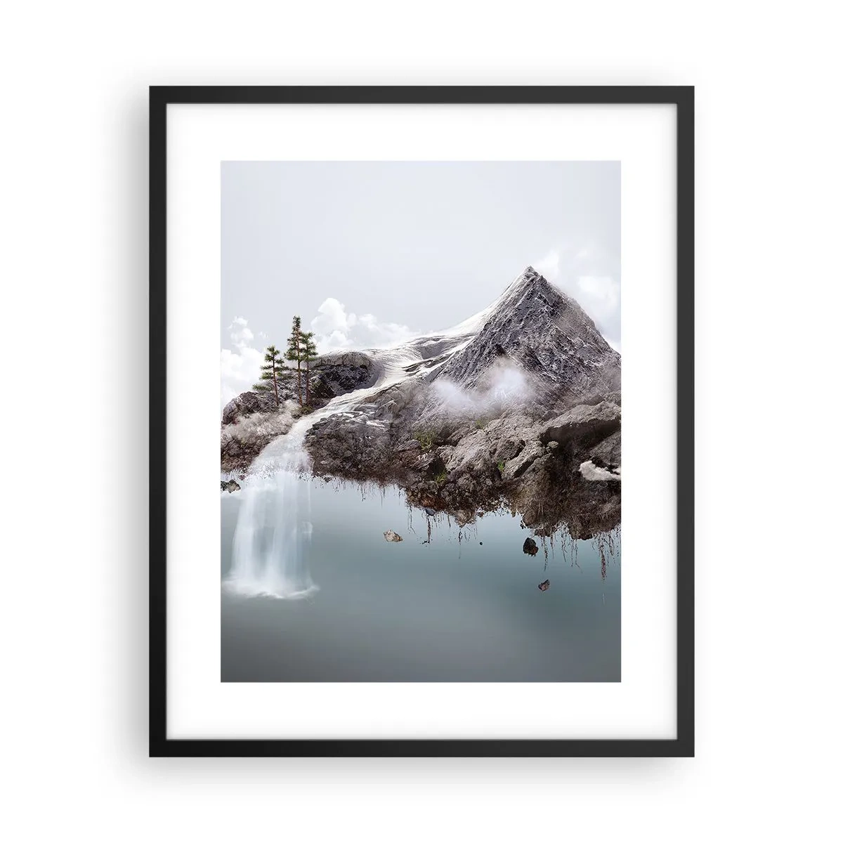 Poster in einem schwarzem Rahmen - Mit dem Auge eines Surrealisten - 40x50 cm