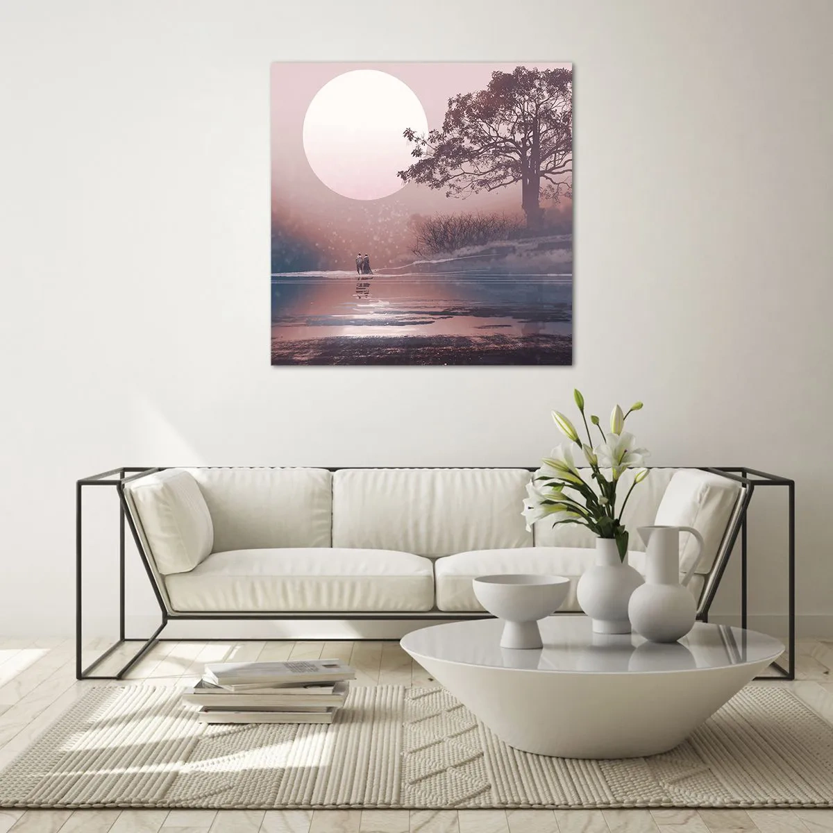 Glasbild - Bild auf glas - Wunder der Nacht - 60x60 cm