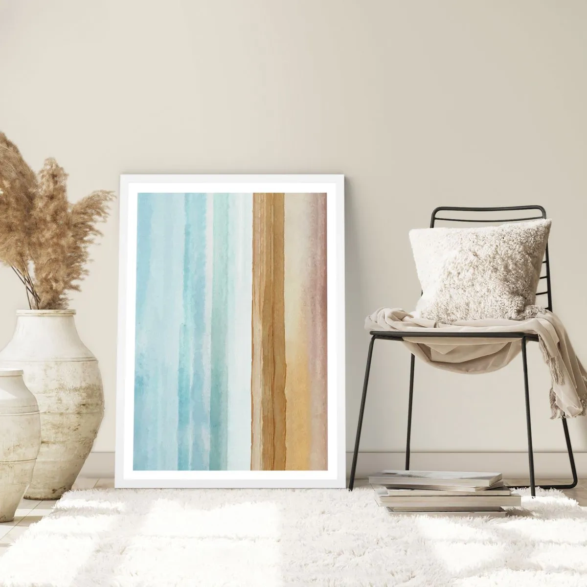 Poster in einem weißen Rahmen - Trost - 70x100 cm