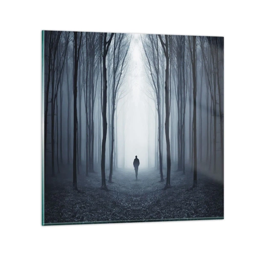 Glasbild - Bild auf glas - Alles einfach und übersichtlich - 70x70 cm