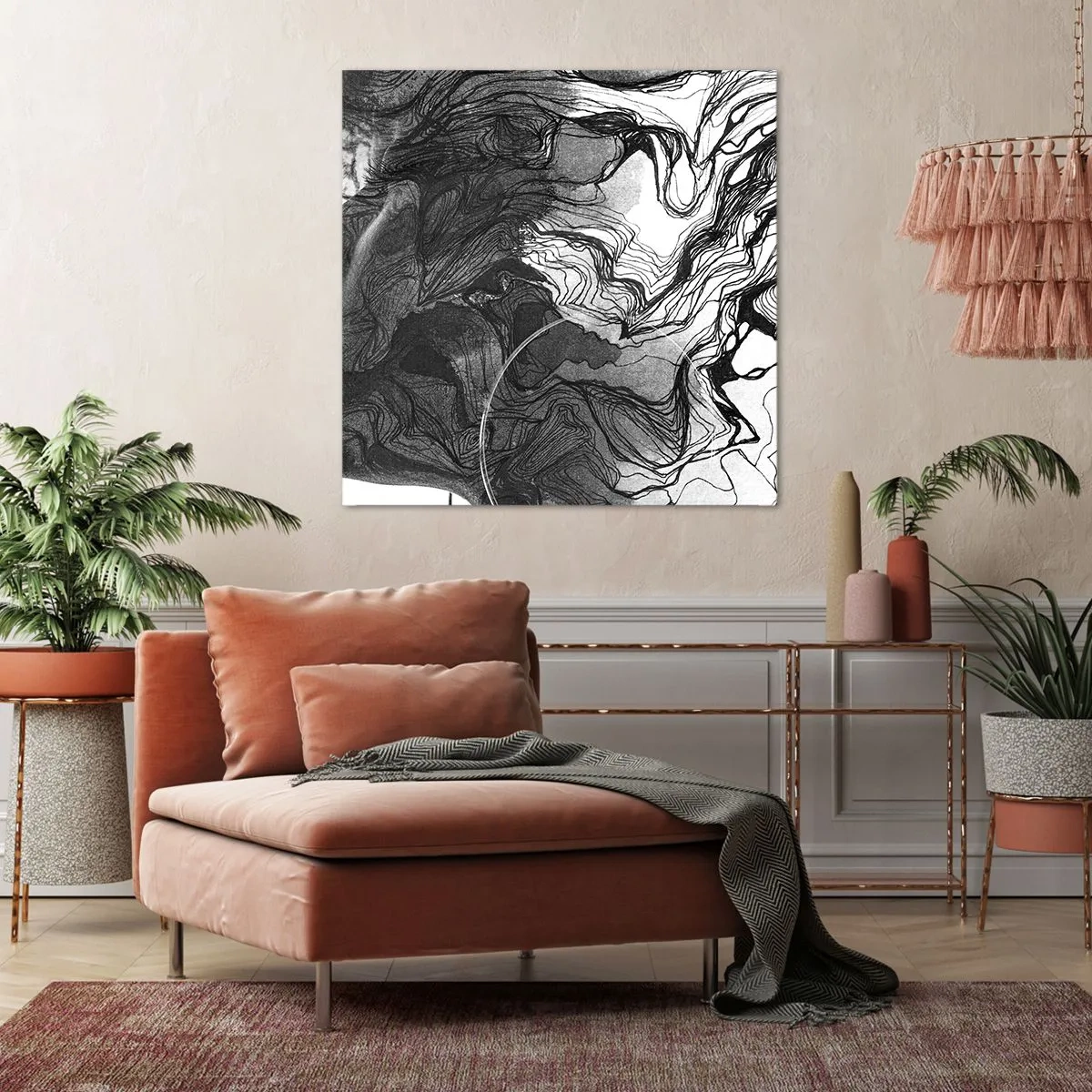 Bild auf Leinwand - Leinwandbild - Verstrickt in Träume - 50x50 cm