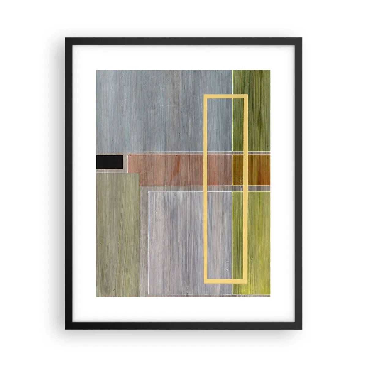 Poster in einem schwarzem Rahmen - Einfach und ruhig - 40x50 cm